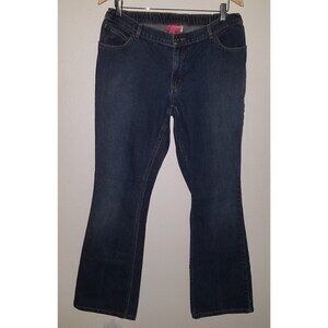 Liz Lange Maternity Stretch Blue Jeans Pants Size 8 Elastic Back of Waistband